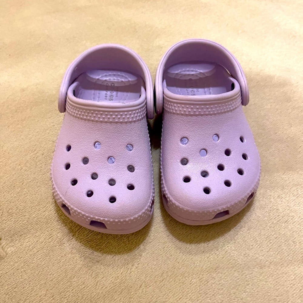 Toddler Purple Slip-on Crocs Size 5